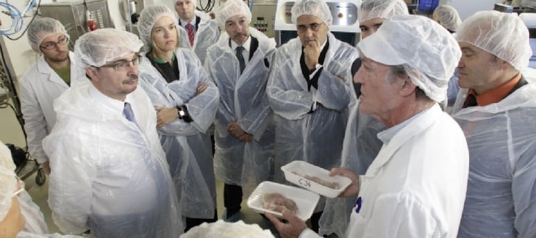 Javier Lambán se ha referido a los presupuestos del año que viene en su visita al Instituto Agroalimentario de Aragón