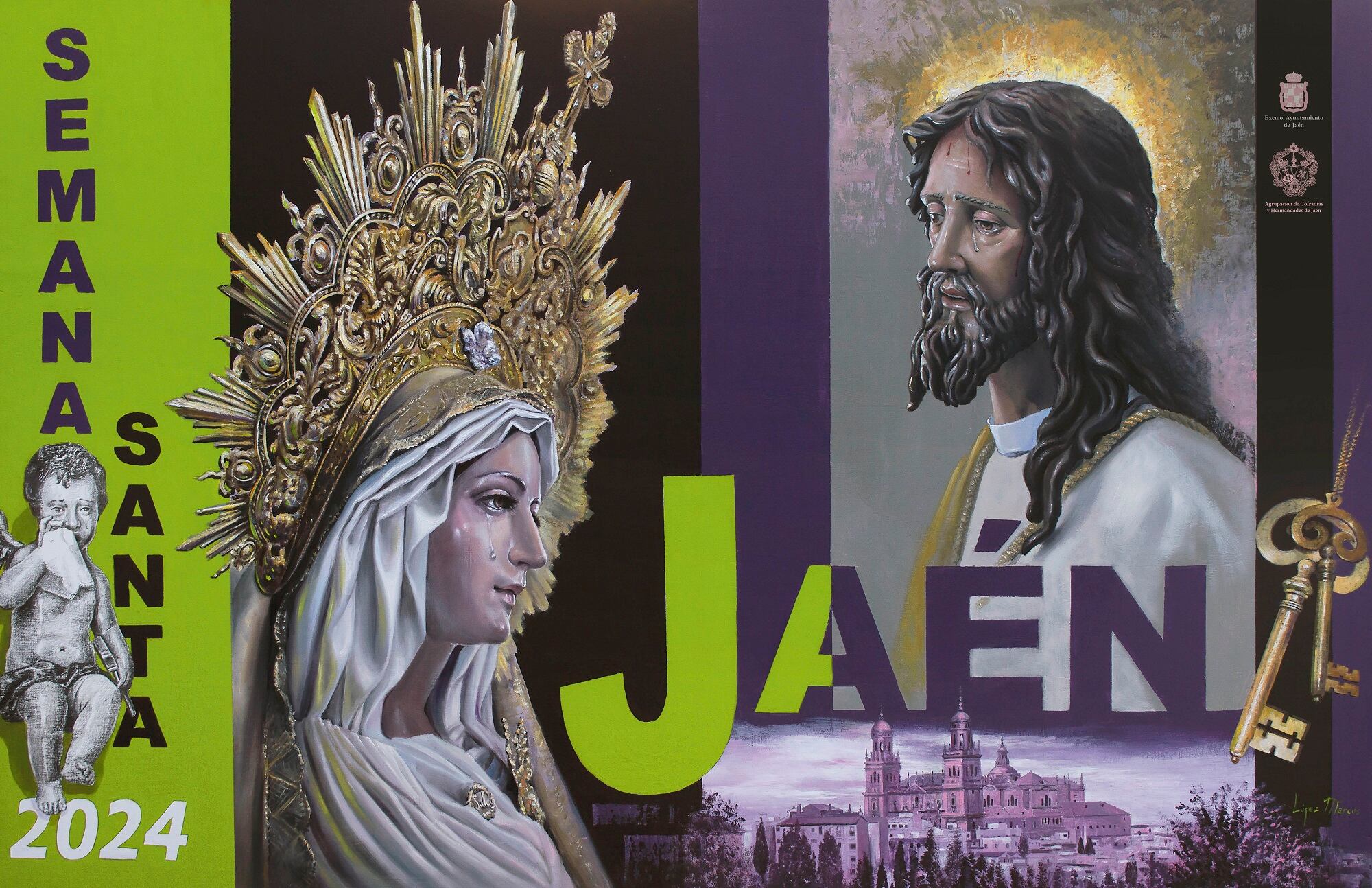 El cartel anunciador de la Semana Santa de Jaén para 2024