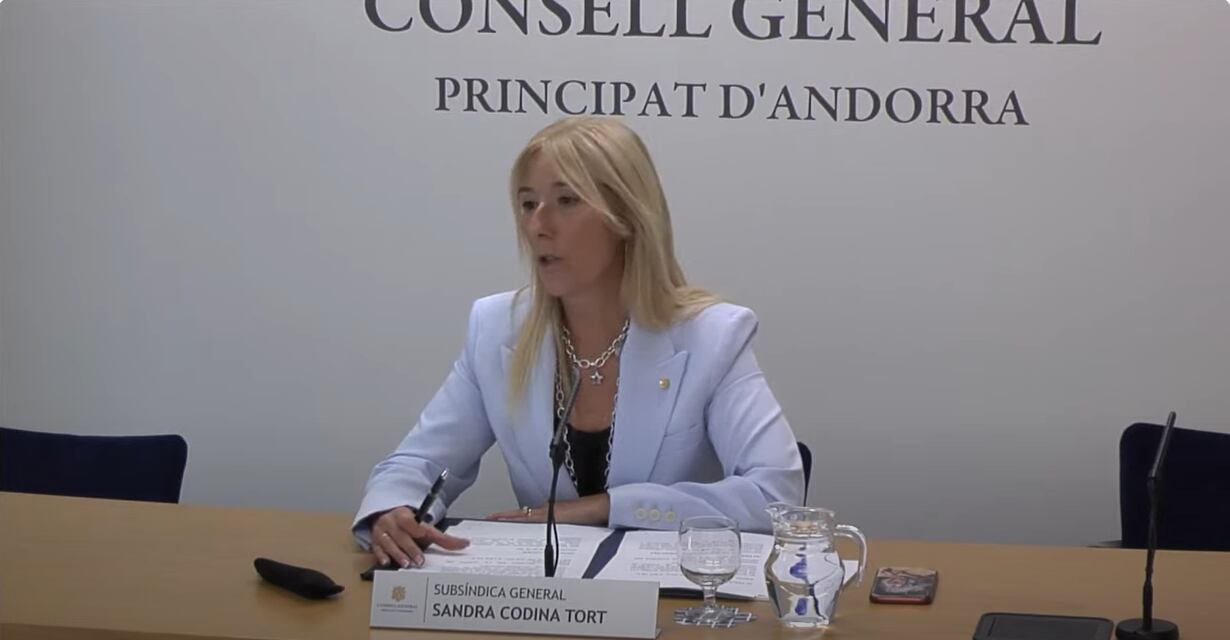 La subsíndica general, Sandra Codina