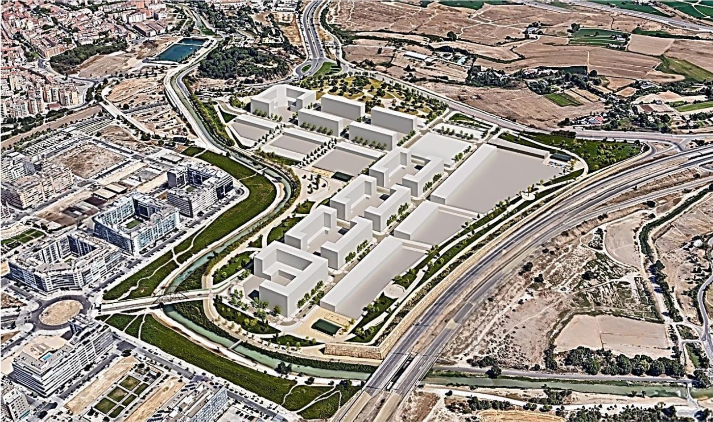 Proyecto de urbanización de Parque Venecia 2 en Zaragoza