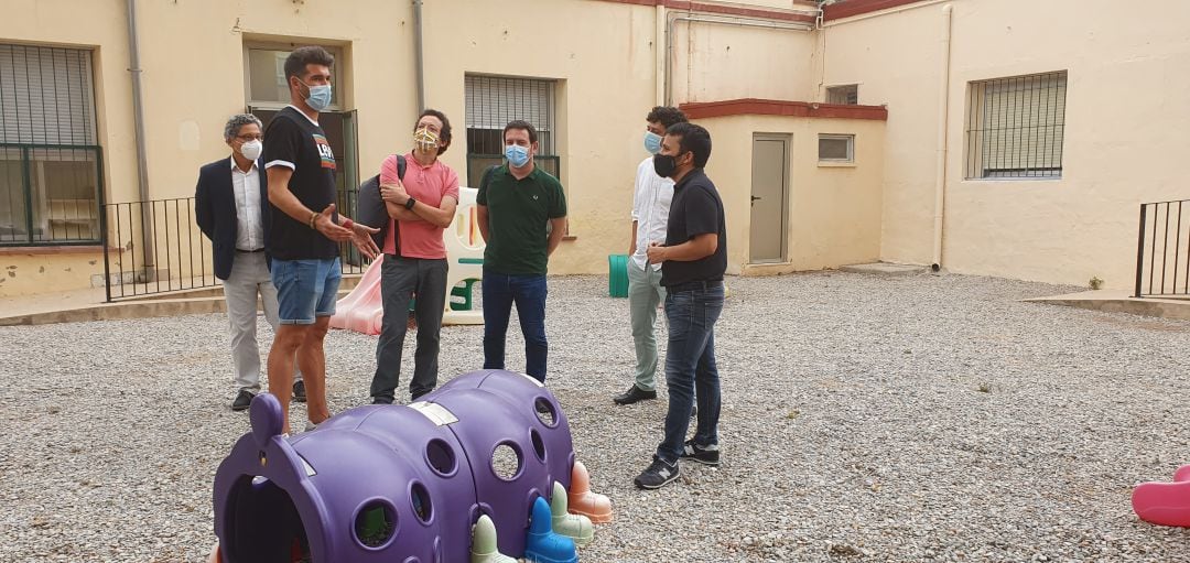 Visita a la finalización de las obras en la Escuela Infantil Nuestra Señora de Lourdes