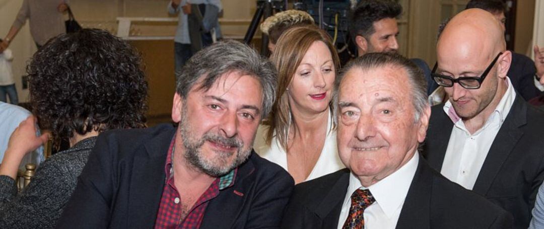 César Gallego en el homenaje que le realizó ASCEGA en 2017