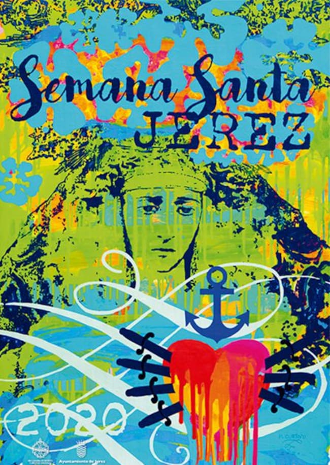 Cartel de la Semana Santa de Jerez 2020 obra de Manolo Cuervo