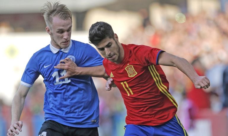  El centrocampista de la selección Sub 21 de España Marcos Asensio 