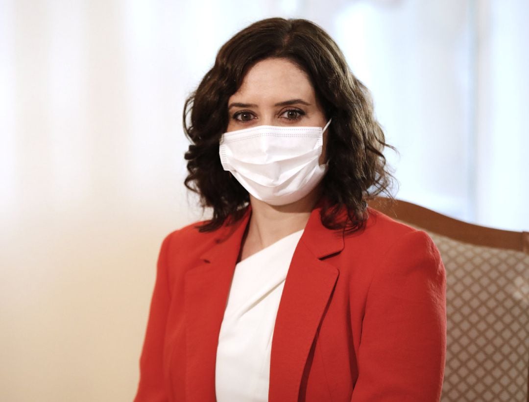 La presidenta de la Comunidad de Madrid, Isabel Díaz Ayuso