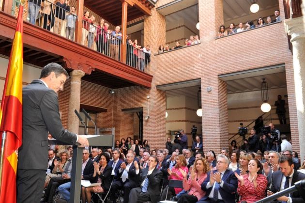 Intervención de Pedro Sánchez en el homenaje a Tomás Rodríguez Bolaños