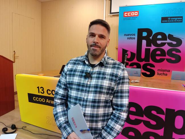 Rubén Ramos, secretario de la Unión Comarcal de CCOO