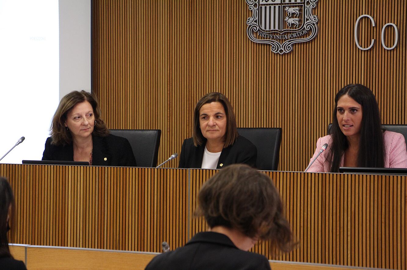 La ministra d&#039;Afers Socials, Trini Marín