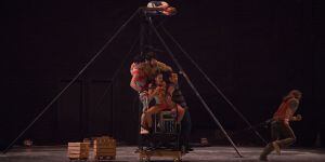 Imatge d'un dels espectacles del Trapezi