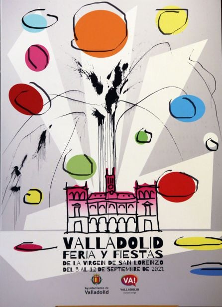 Cartel de las fiestas de Valladolid en su edición de 2021
