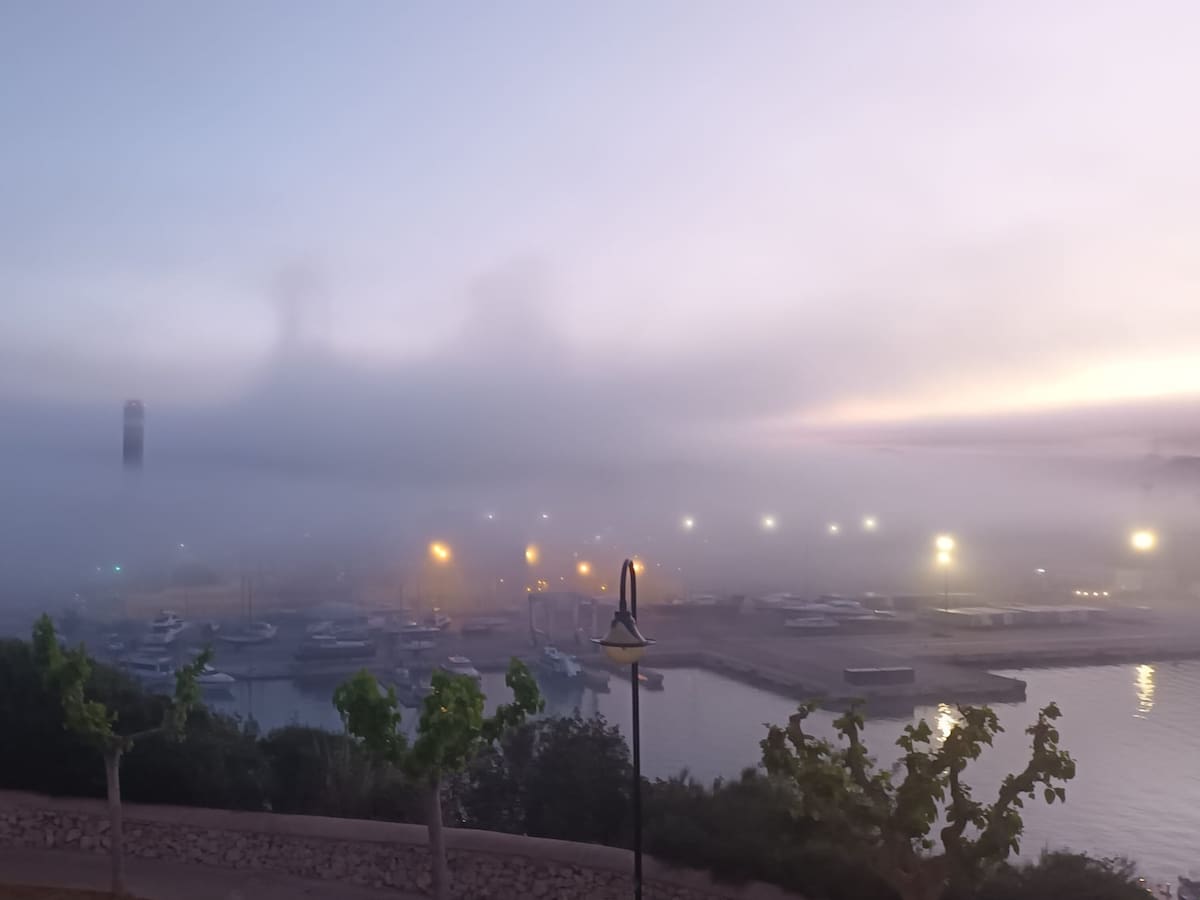 La boira, protagonista aquest dijous a Menorca