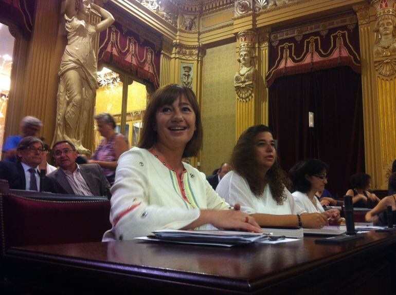 Francina Armengol inicia su primer pleno ordinario como presidenta del Govern