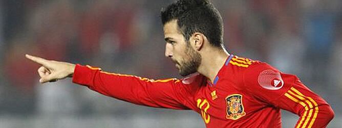 Cesc durante un encuentro