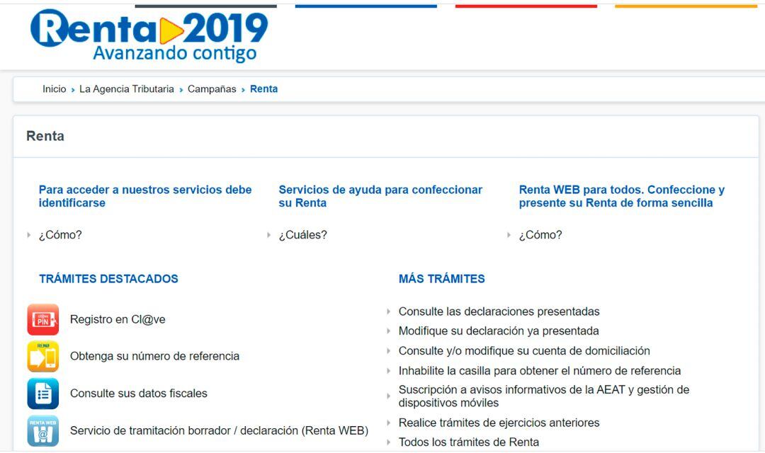 Portal de la Agencia Tributaria