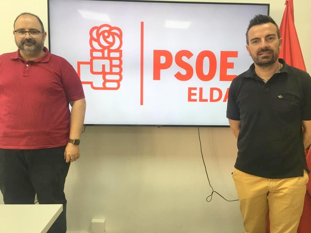 Sellés y Gómez en rueda de prensa en Elda