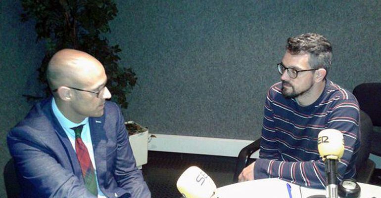 Raúl Terrón, portavoz del Partido Popular de Sanse en los estudios de SER Madrid Norte