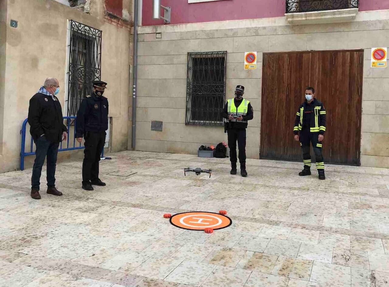 Vigilancia con dron en la Santa Faz de Alicante/Ayuntamiento de Alicante