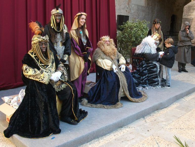 Reyes Magos en el Palacio de Altamira
