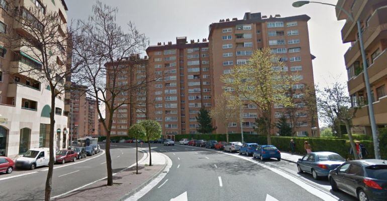 Calle José Garrote Tobar en el barrio de Parquesol