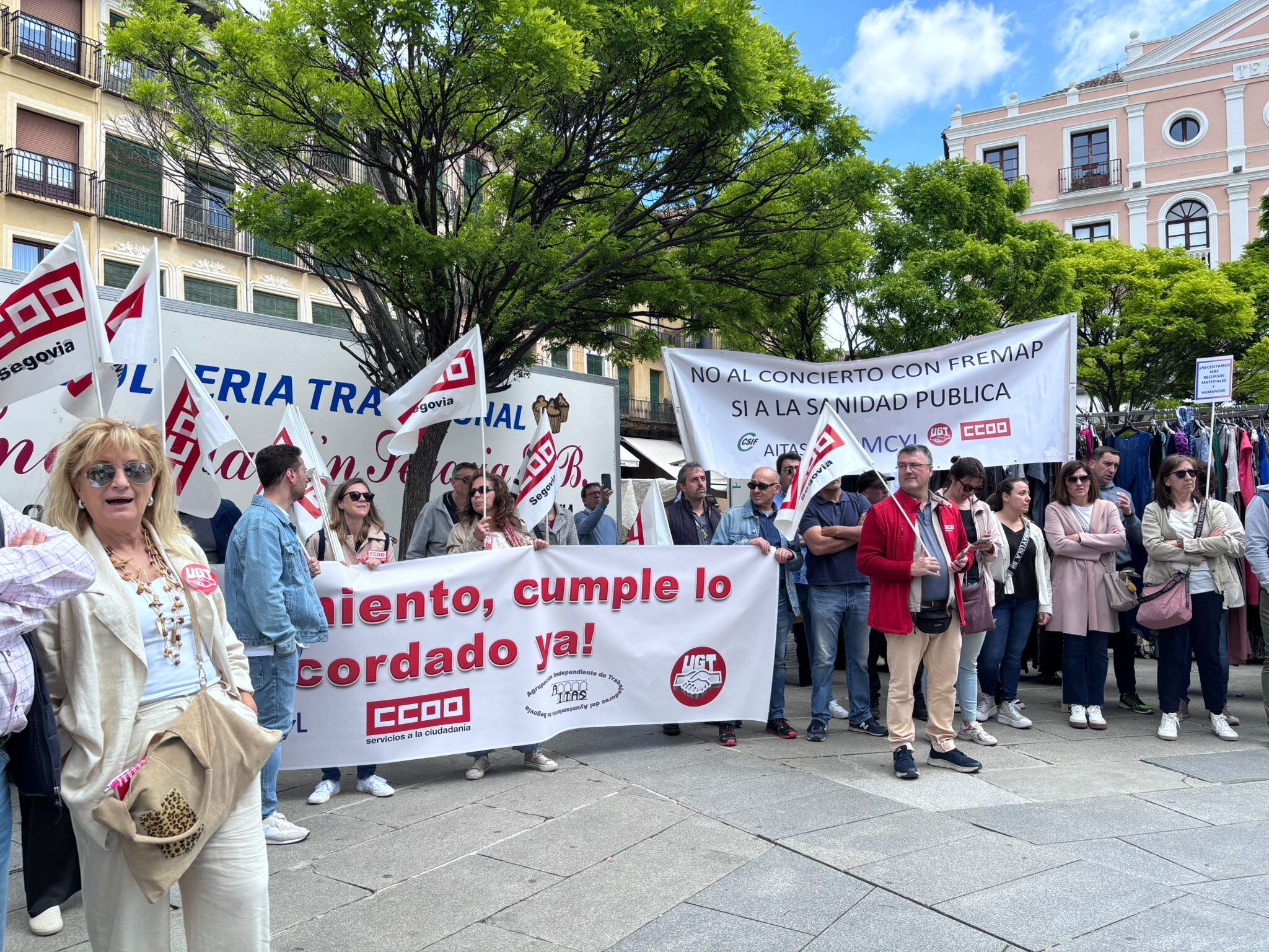 Entre sus reivindicaciones destacan la recuperación de las revisiones médicas anuales