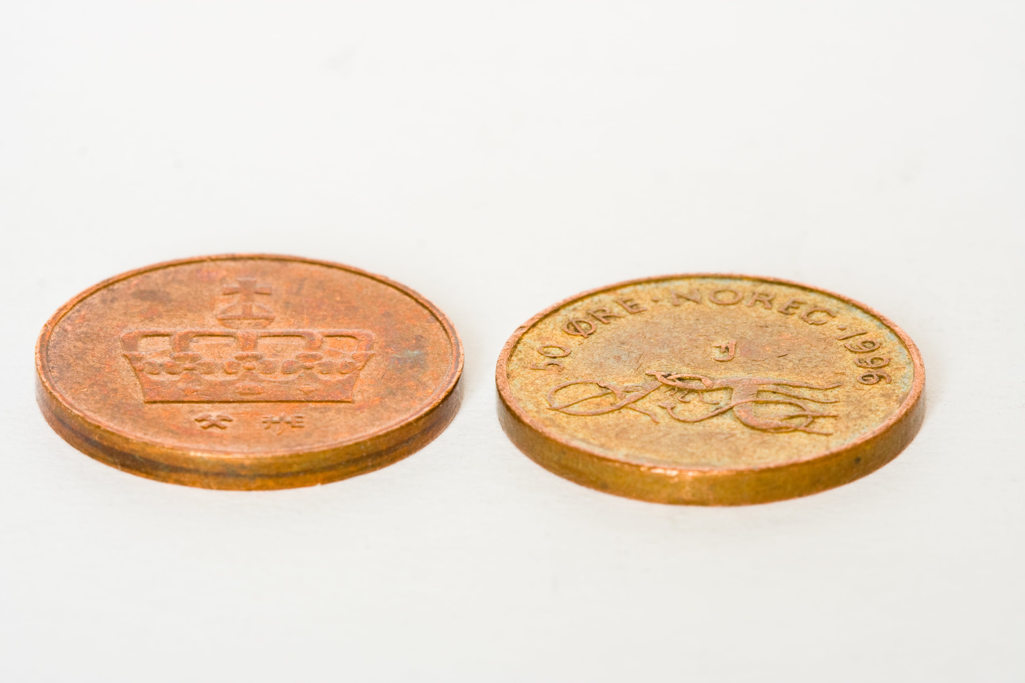 Monedas øre noruegas