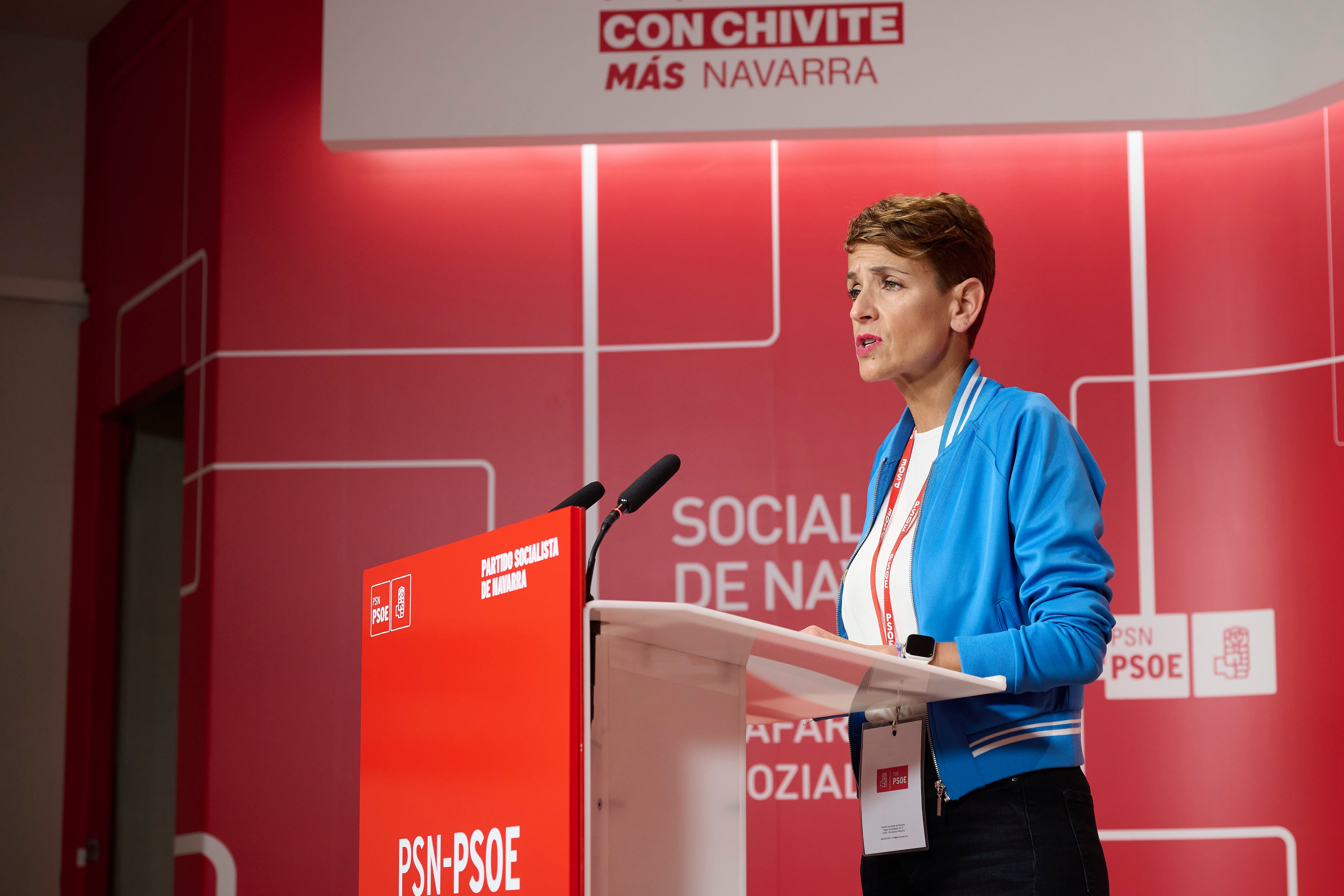 Chivite dice que Navarra "funciona" y la Comisión de Investigación es "cortina de humo"