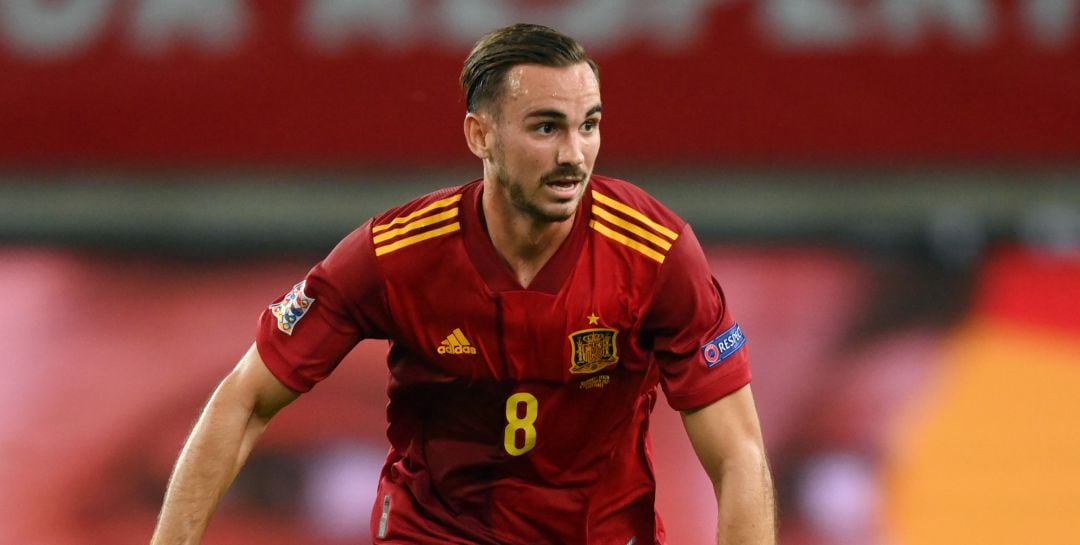 Fabián Ruiz, durante un partido con la selección española de fútbol