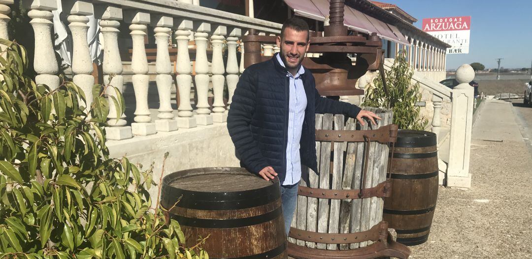 Antoñito en Bodegas Arzuaga