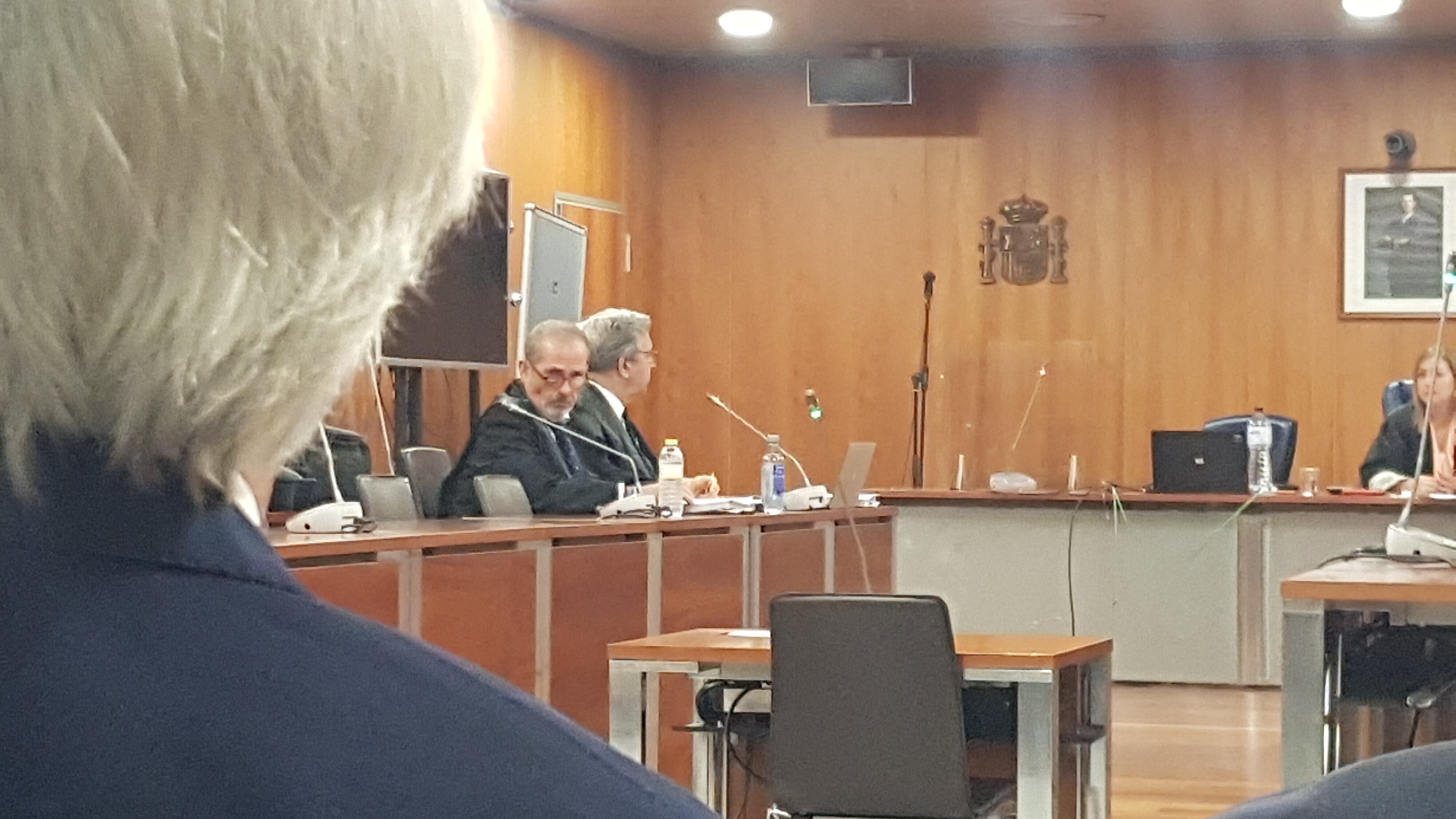 Francisco Javier Lara en el juicio que ha comenzado este lunes en Málaga