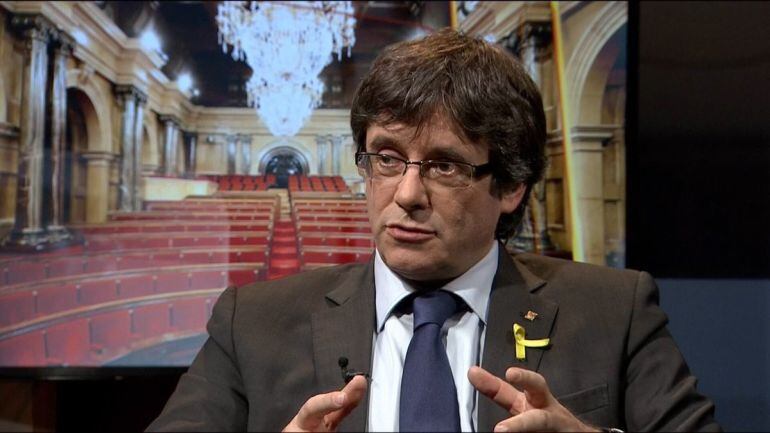 El expresidente de la Generalitat Carles Puigdemont