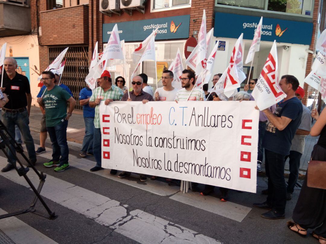 Concentración de trabajadores de Masa