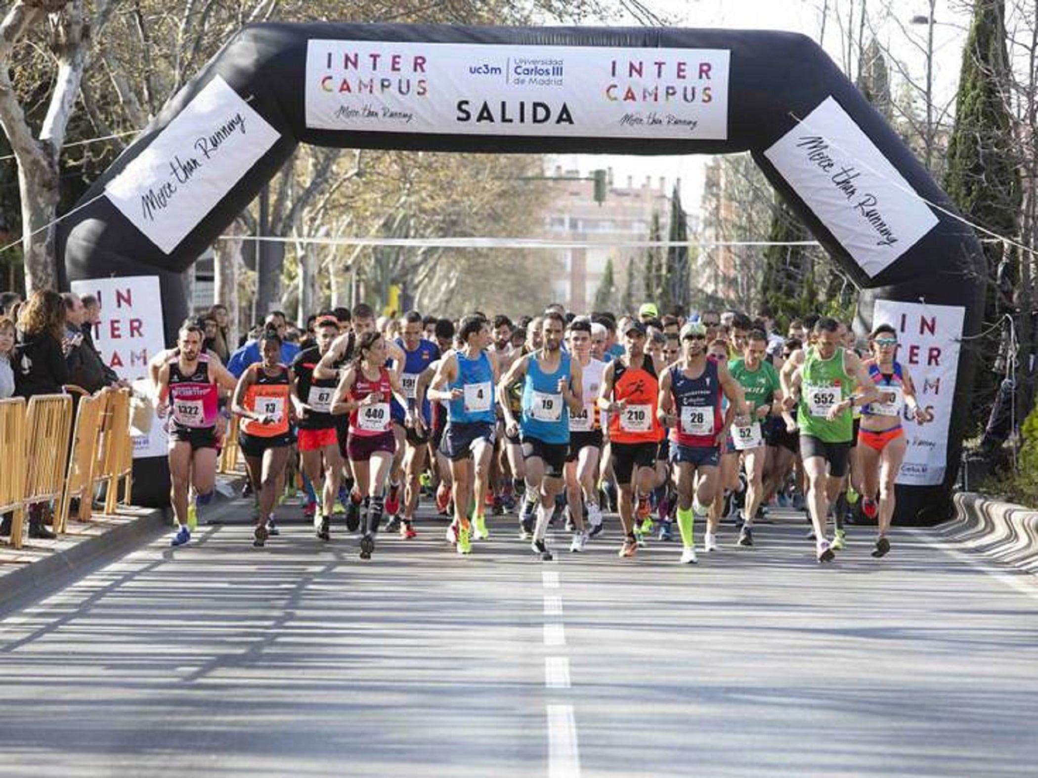 Imagen de la Carrera Intercampus de la UC3M celebrada en 2019, el último año que se realizó ante la llegada de la pandemia.