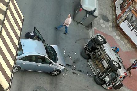 Un hombre ha resultado herido leve