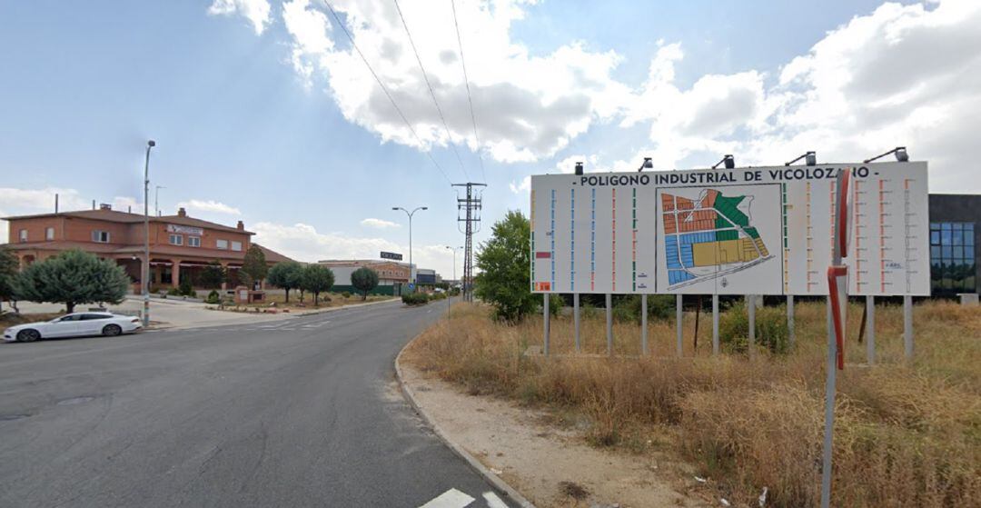 Acceso al polígono de Vicolozano