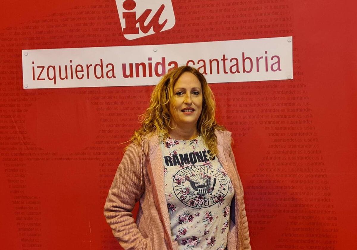 Carmen Martín, coordinadora de IU