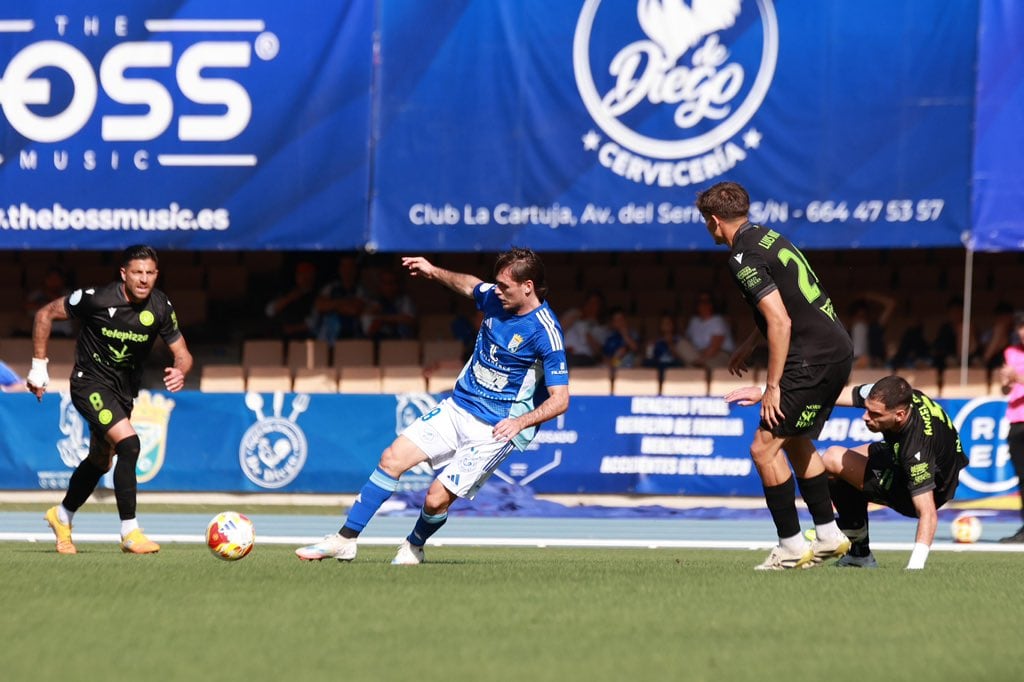 Imagen del partido entre el Xerez CD y el Extremadura