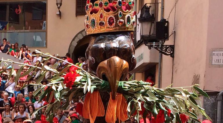 L'Àliga de la Patum Infantil en una imatge d'arxiu. 