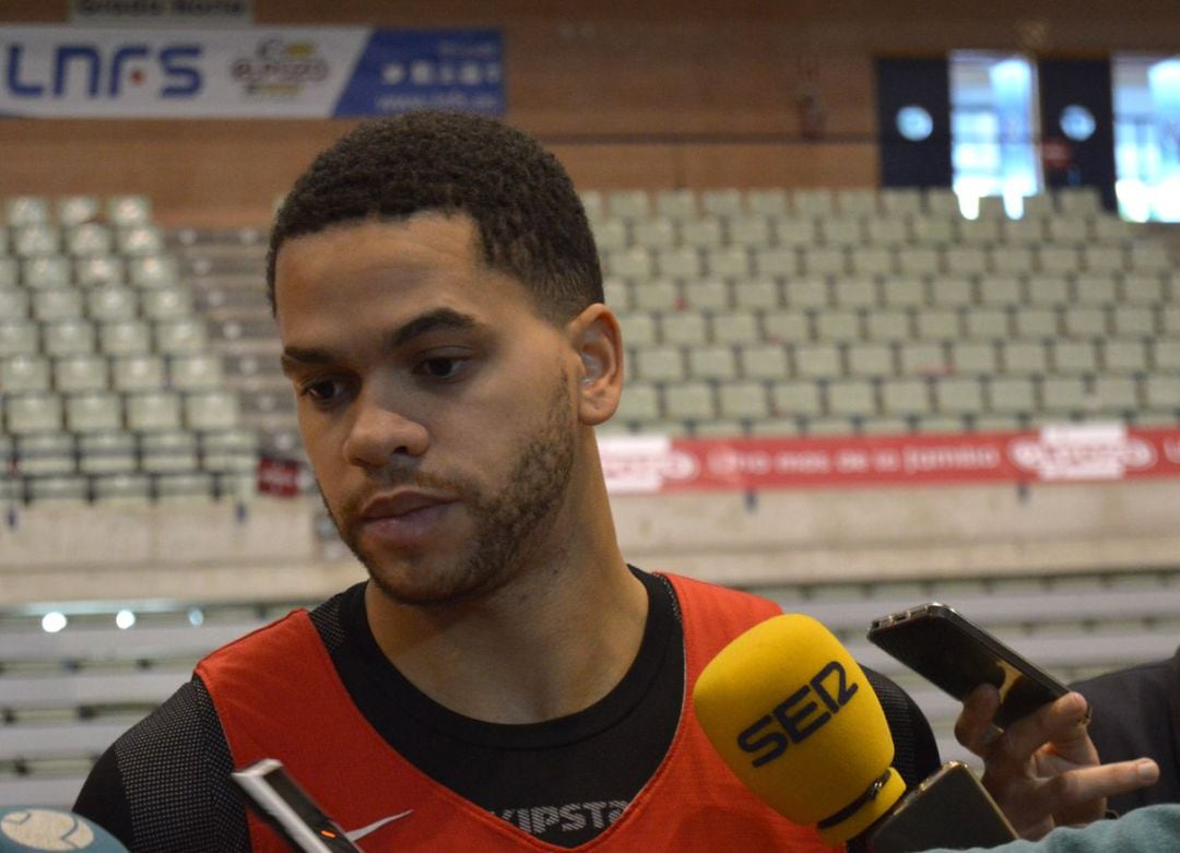 Manu Lecomte en la pista del Palacio