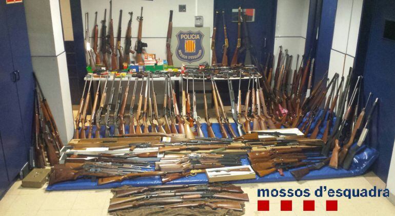 La viuda de un militar norteamericano retirado tenía un auténtico arsenal en su casa