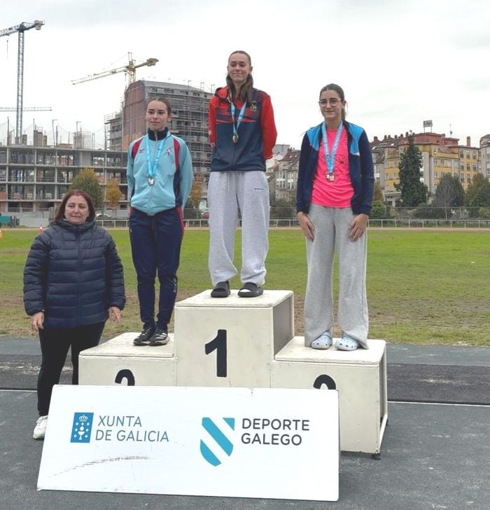 Icía Ares en lo más alto del podio en la categoría sub 18.