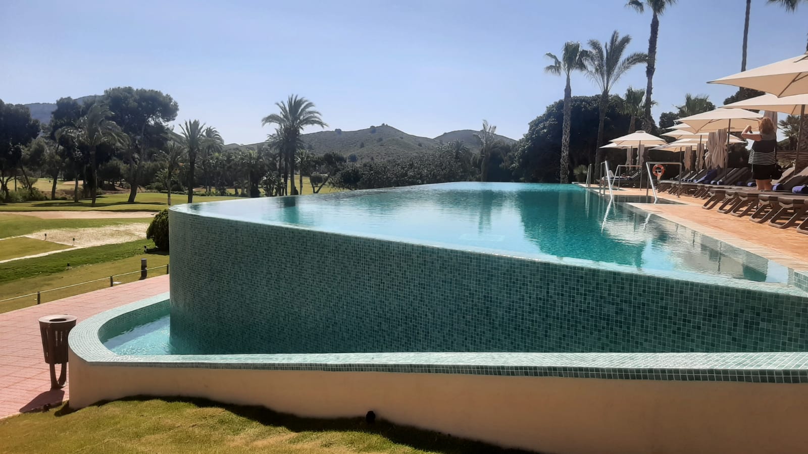 La nueva &#039;piscina infinita&#039; cercana al hoyo 18