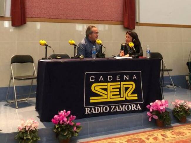 Francisco Guarido junto a Marichu García