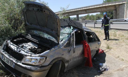 Seis heridos en un accidente de tráfico ocurrido entre Venta de Baños y Dueñas