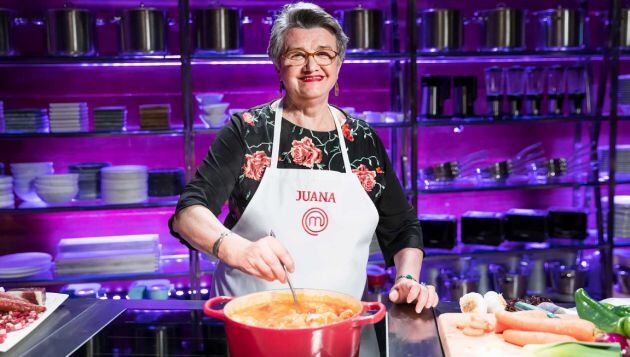 Imagen de Juana en la web oficial de Masterchef 8 de La1 de TVE