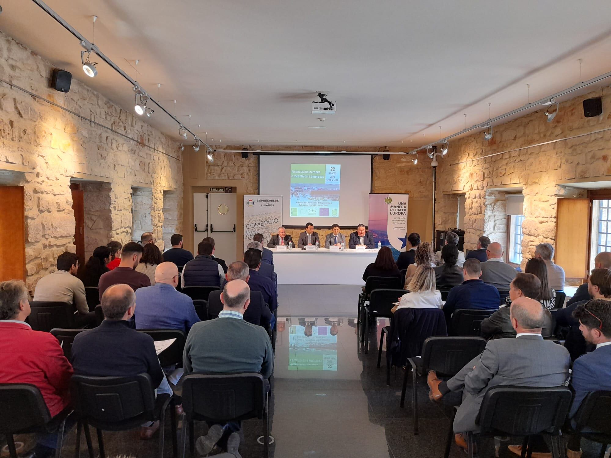 Jornada sobre financiación europea dirigida al tejido empresarial de Linares