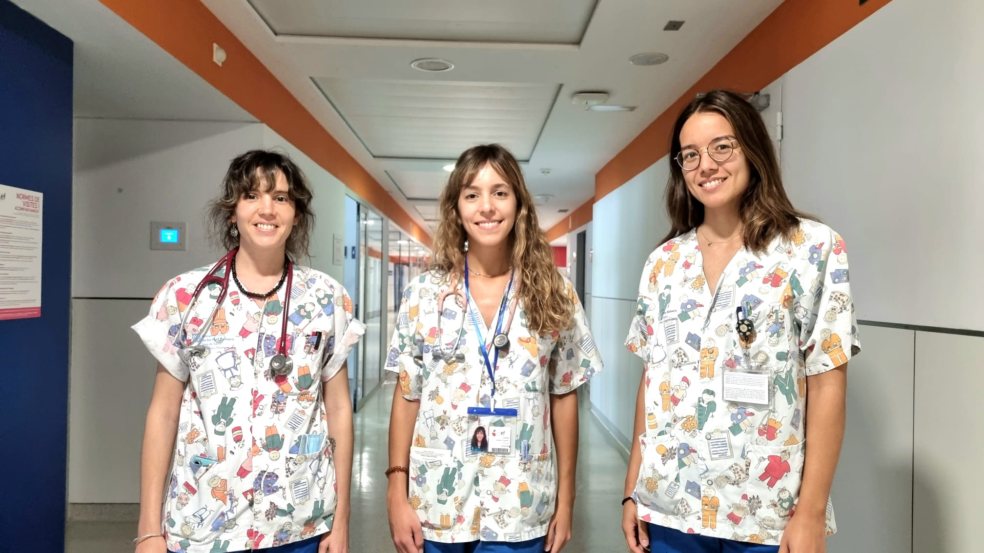 Profesionales del servicio de Pediatría de Can Misses