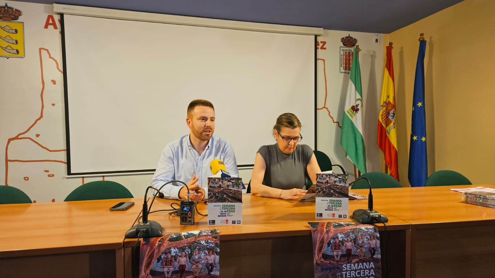 Intervención del alcalde de Bedmar, Enrique Carreras