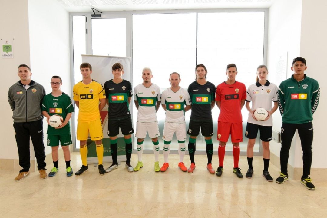 Equipaciones del Elche CF para esta temporada