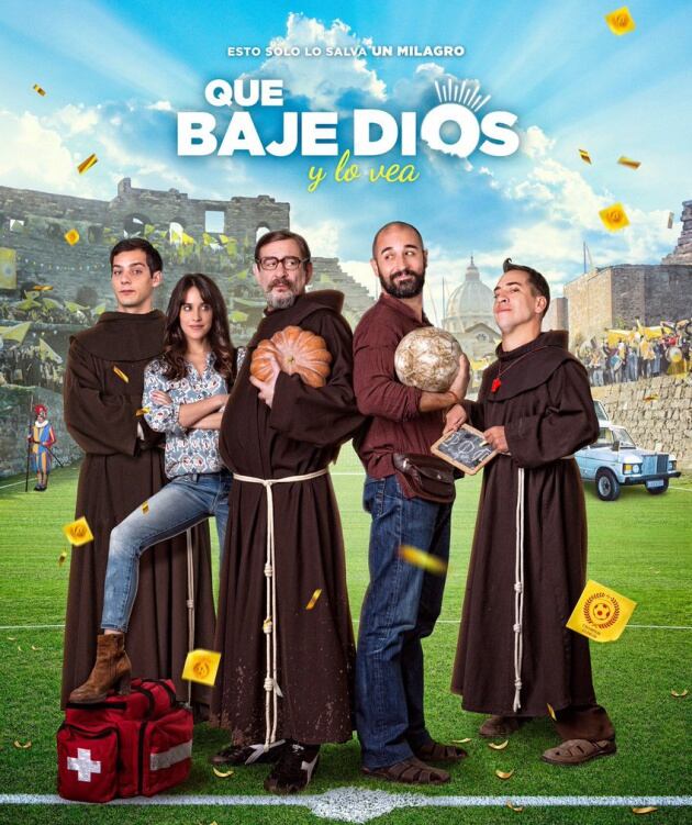 Póster oficial de &#039;Que baje Dios y lo vea&#039;