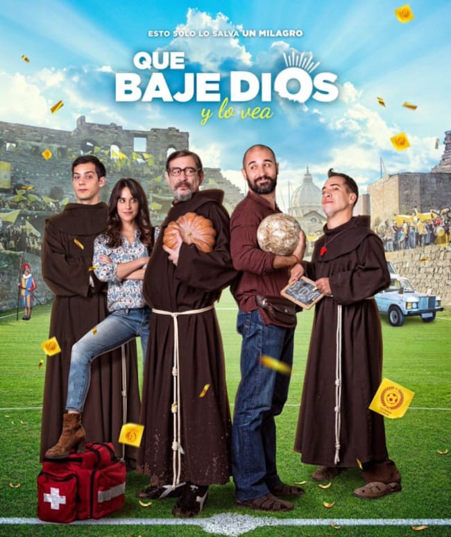 Póster oficial de 'Que baje Dios y lo vea'